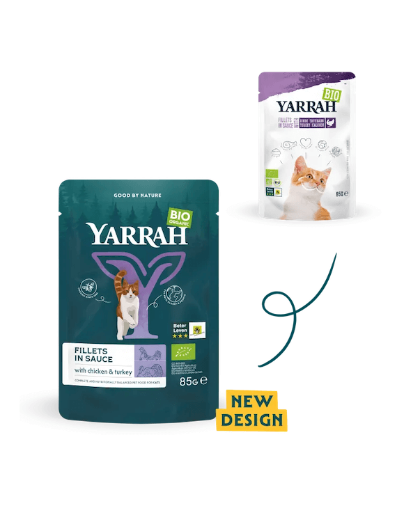 Yarrah Filets mit Truthahn in Soße im Pouch für Katzen