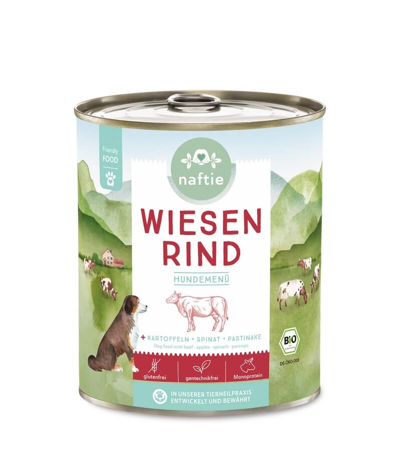 Naftie Wiesen Rind mit Kartoffel, Spinat & Pastinaken