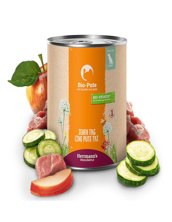 Herrmanns Leichte Menüs Pute mit Zucchini und Apfel