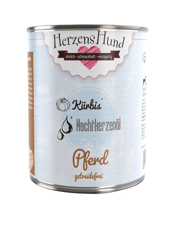 HerzensHund Pferd mit Kürbis getreidefrei