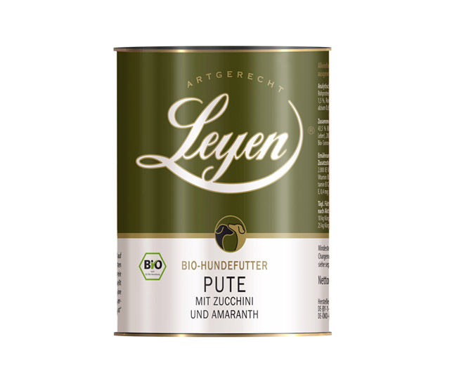 Leyen Pute mit Zucchini und Amaranth
