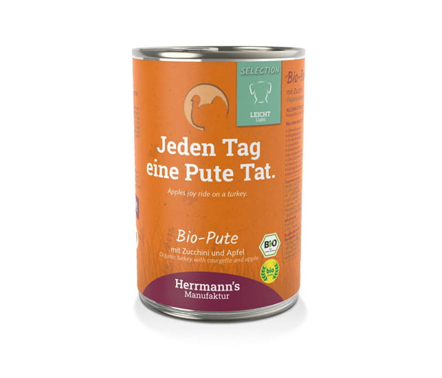Herrmanns Leichte Menüs Pute mit Zucchini und Apfel