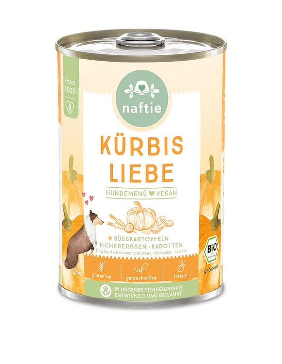 Naftie Kürbis Liebe mit Süßkartoffeln, Kichererbsen & Chiasamen