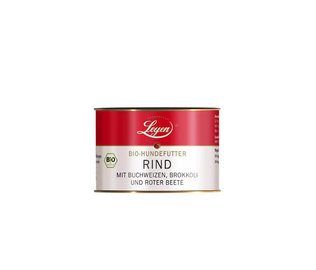 Bio Hundefutter mit Rind aus nachhaltiger Tierhaltung Muskelfleisch in der Dose kaufen