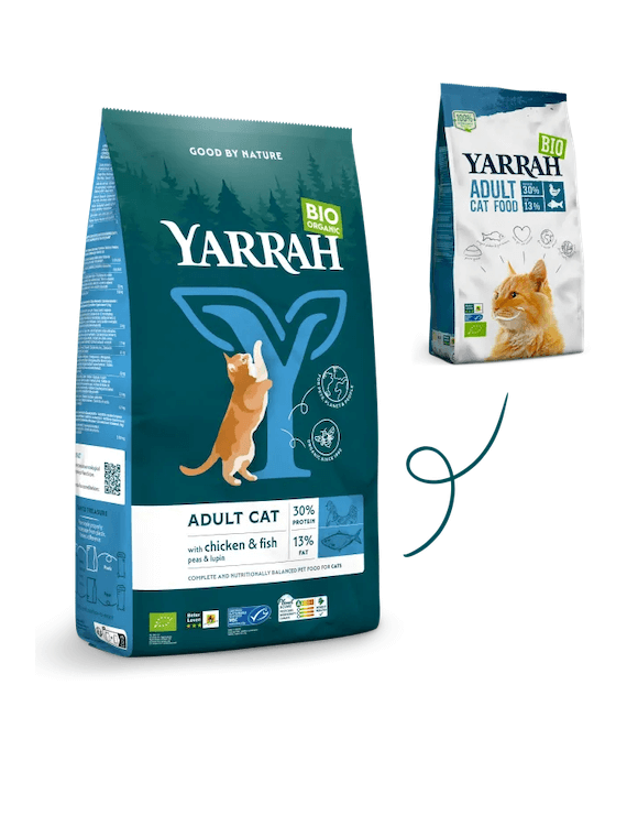 Yarrah Katzentrockenfutter Adult Fisch