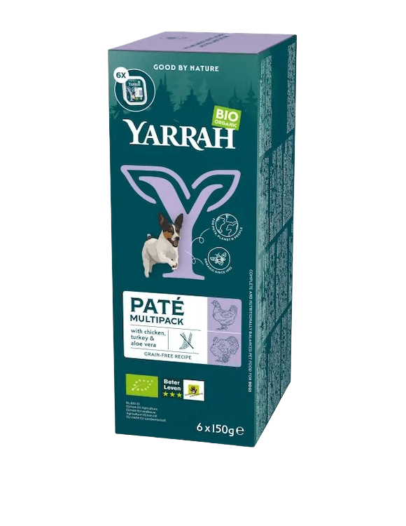 Yarrah Paté Multi-Pack Truthahn & Aloe Vera für Hunde