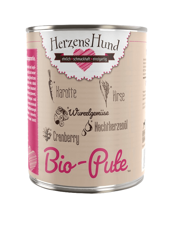 HerzensHund Pute mit Gemüse