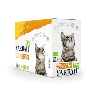 Yarrah Filets mit Huhn in Soße im Pouch für Katzen