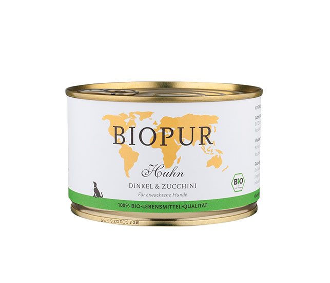 Biopur Huhn, Dinkel & Zucchini
