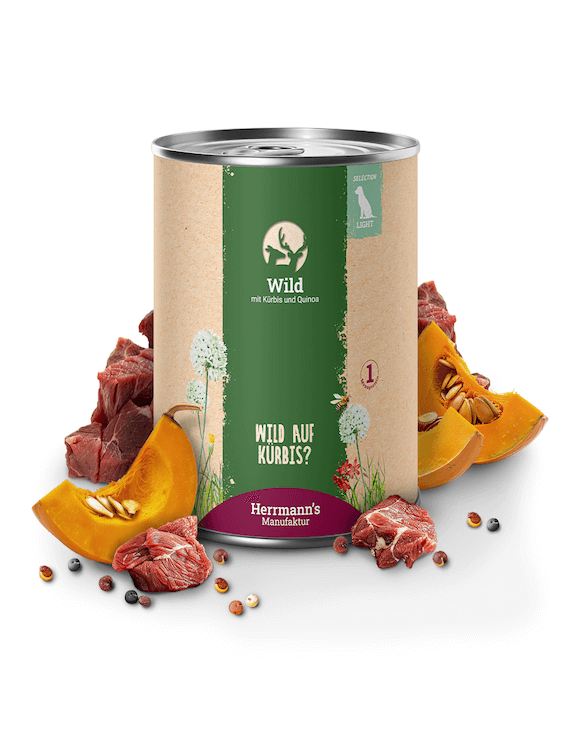 Herrmanns Leichte Menüs Wild mit Bio-Kürbis & Bio-Quinoa
