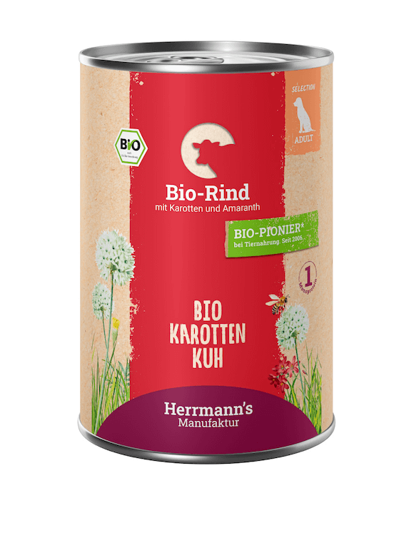 Herrmanns Rind mit Karotten und Amaranth