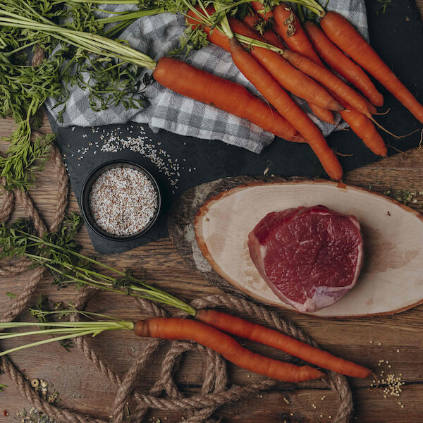 Liebesgut Rind mit Karotte und Amaranth (Adult)