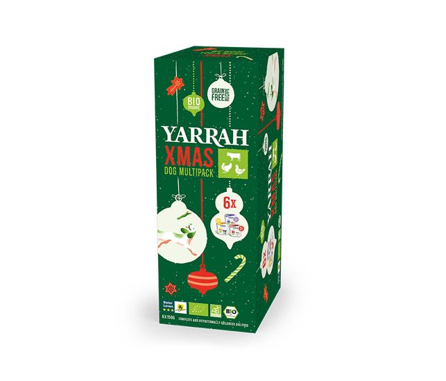 Yarrah Weihnachts-Multipack für Hunde drei Sorten
