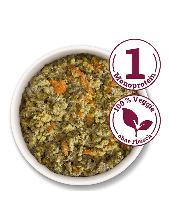 Herrmanns Veggie mit weißer Süßlupine, Dinkel und Gemüse