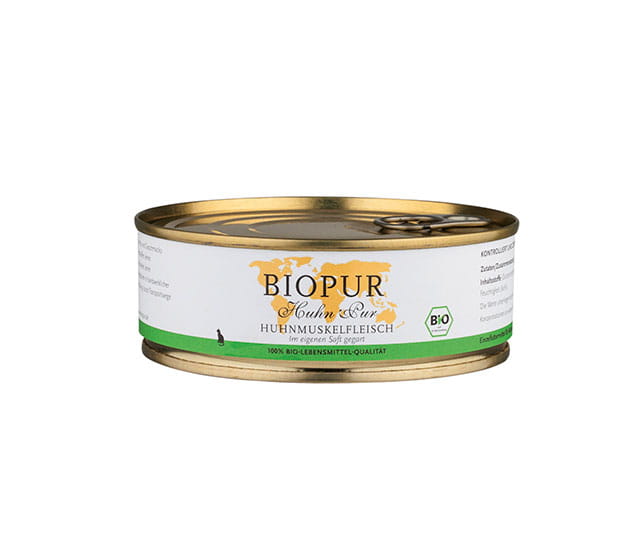 Biopur Huhnmuskelfleisch für Katzen