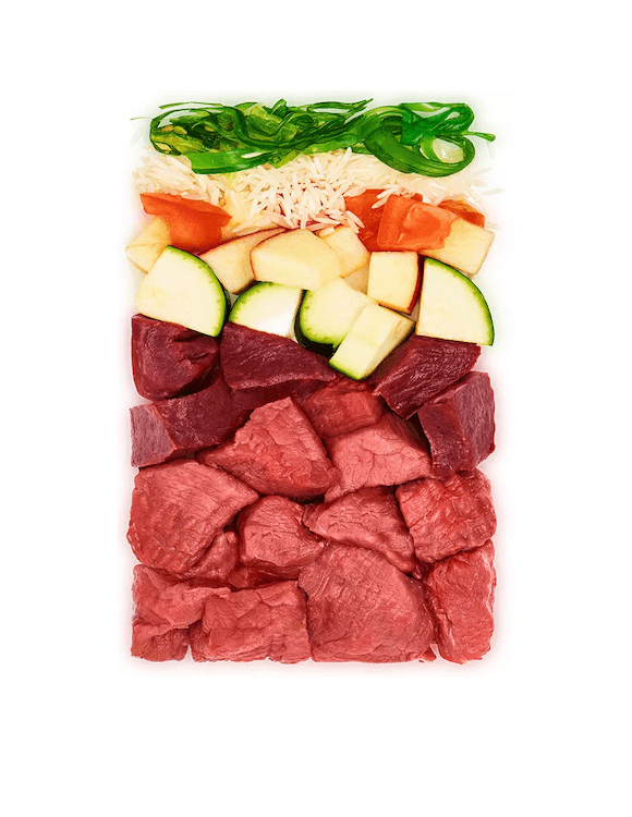 Dog's Love RIND, Naturreis, Apfel & Zucchini