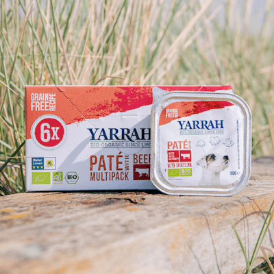 Yarrah Paté Multi-Pack Rind & Spirulina für Hunde