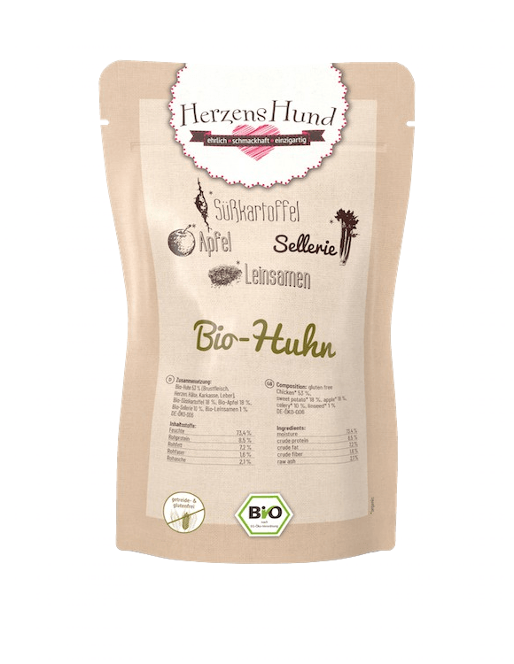 HerzensHund Huhn mit Gemüse