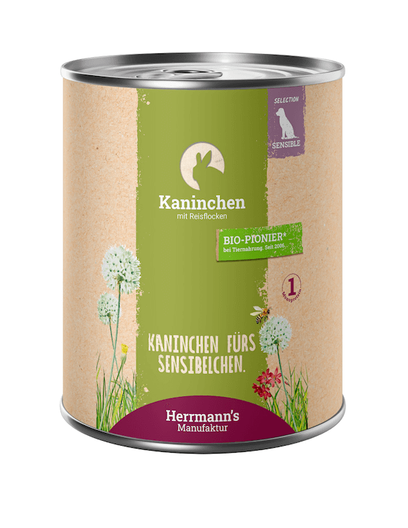 Herrmanns Kaninchen mit Bio-Reisflocken