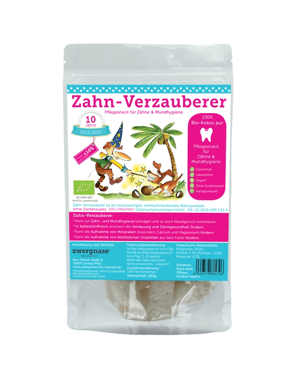 Zwergnase Zahn-Verzauberer Pflegesnack mit 10% mehr Inhalt
