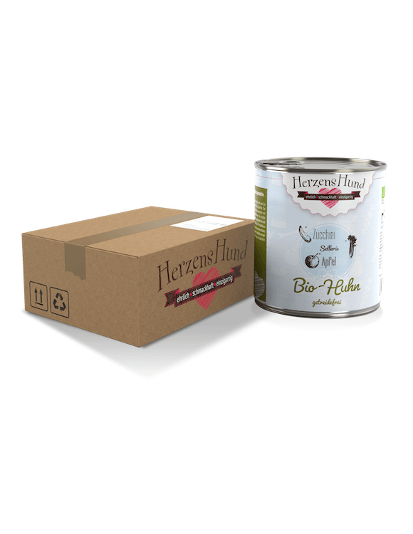 HerzensHund Huhn mit Zucchini - getreidefrei