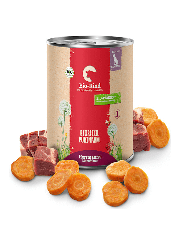 Herrmanns Rind mit Karotten purinarm