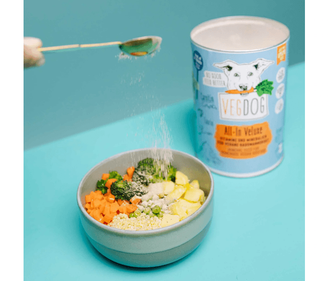 Vegdog All-in-Velux Mineralpulver + Vitamine & Aminosäuren