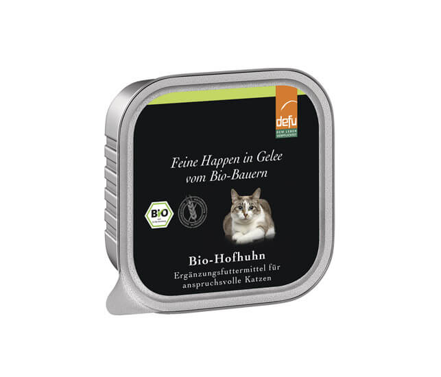 Defu Katze Hofhuhn - Feine Happen in Gelee