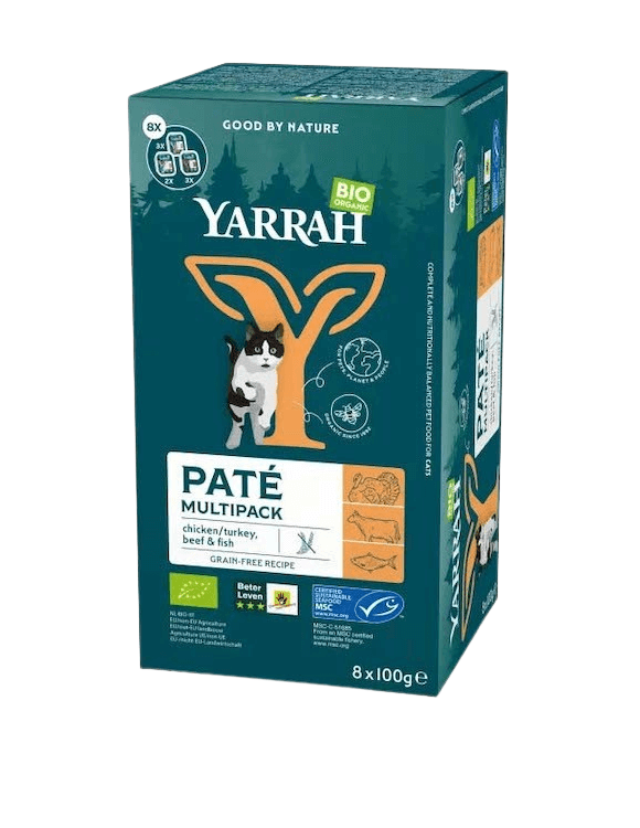 Yarrah Multi-Pack Pastete 3 Sorten (Katze)