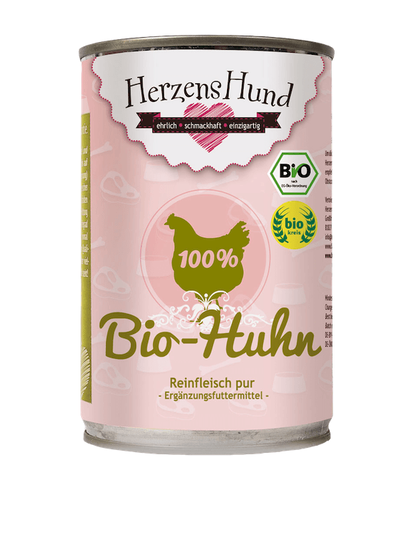 HerzensHund Huhn Reinfleisch pur