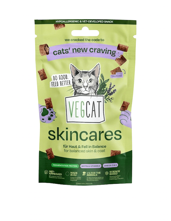 VegCat Skincare mit Fermentationsprotein für Haut & Fell
