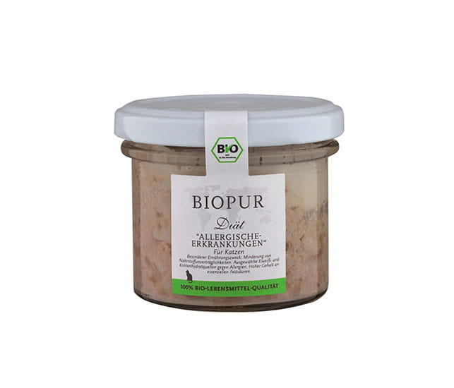 Biopur Allergie-Diätfutter im Glas