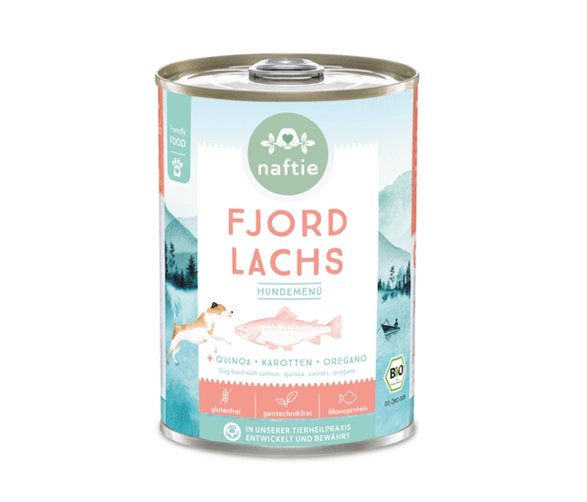 Naftie Fjord Lachs mit Quinoa, Karotten & Oregano