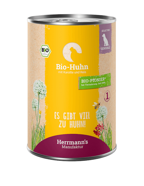 Herrmanns Huhn mit Karotte und Reis