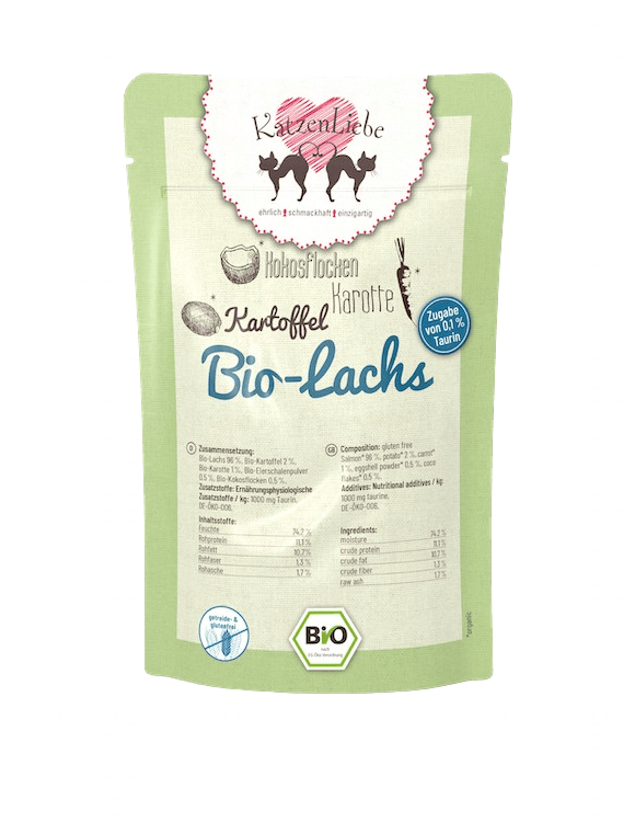 KatzenLiebe Lachs mit Kartoffel