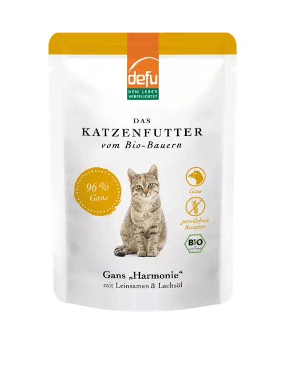 Defu Gans ”Harmonie“ mit Zucchini, Leinsamen & Lachsöl