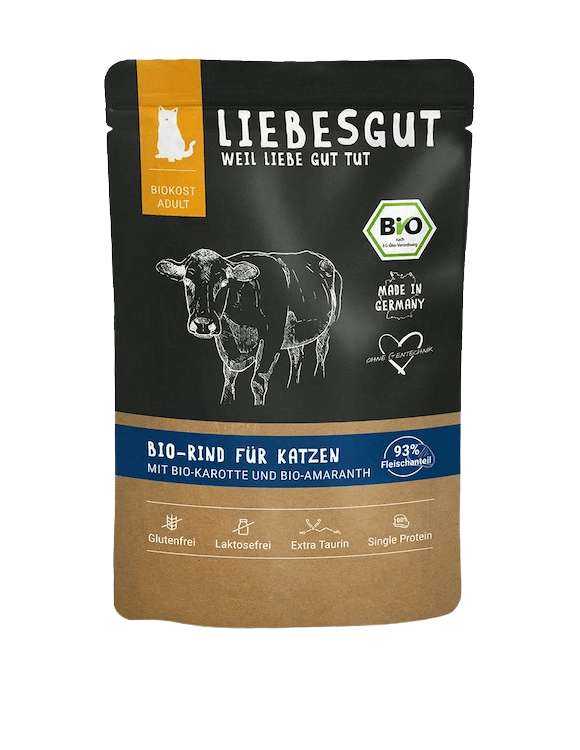 Liebesgut Rind mit Karotte und Amaranth (Adult)