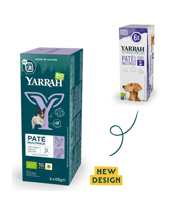Yarrah Paté Multi-Pack Truthahn & Aloe Vera für Hunde