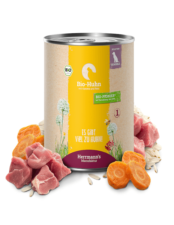 Herrmanns Huhn mit Karotte und Reis