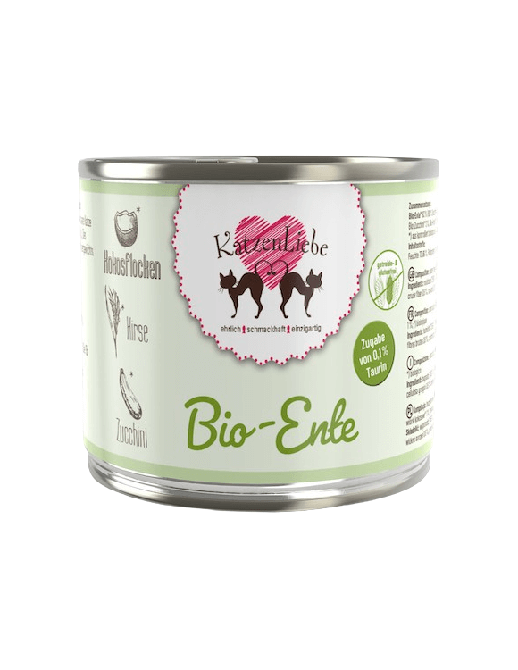 KatzenLiebe Ente mit Zucchini