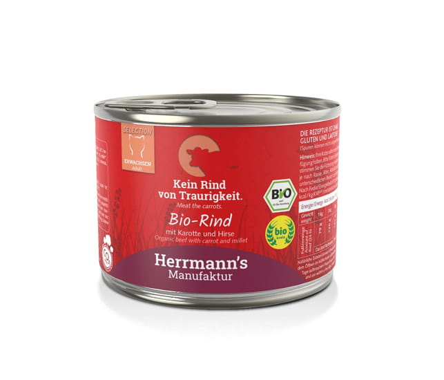 Herrmanns Rind mit Karotte und Hirse