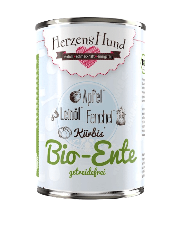 HerzensHund Ente mit Gemüse getreidefrei