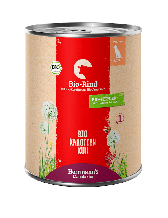 Herrmanns Rind mit Karotten und Amaranth