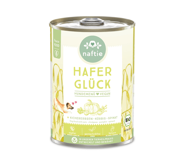 Naftie Hafer Glück mit Kichererbsen, Kürbis und Spinat