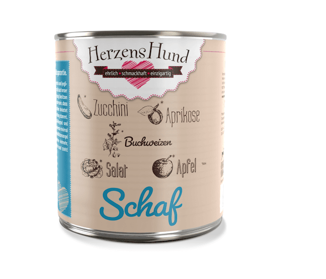 HerzensHund Schaf mit Bio-Gemüse