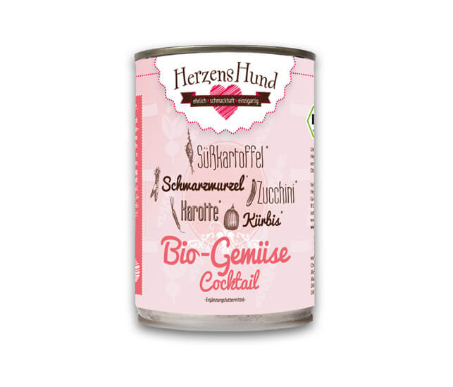 HerzensHund Bio-Gemüsecocktail für BARF Hundefutter bestellen Mix / Mischung
