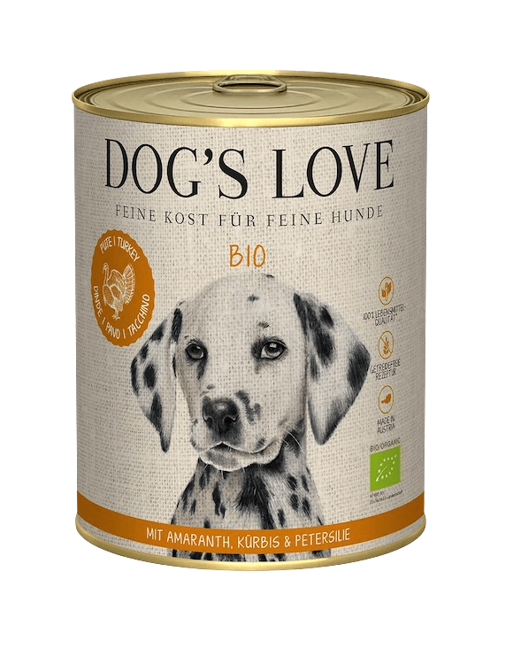 Dog's Love PUTE, Amaranth, Kürbis & Petersilie