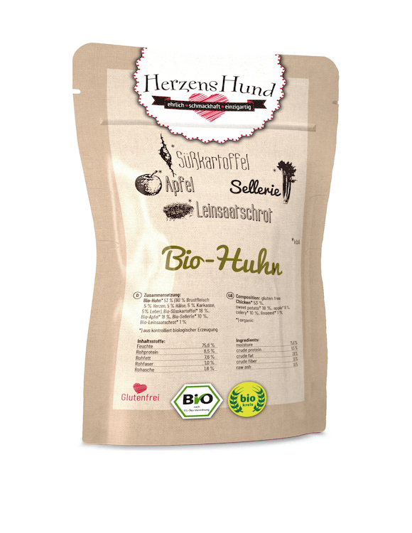 HerzensHund Huhn mit Gemüse