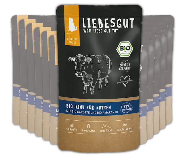 Liebesgut Rind mit Karotte und Amaranth (Adult)