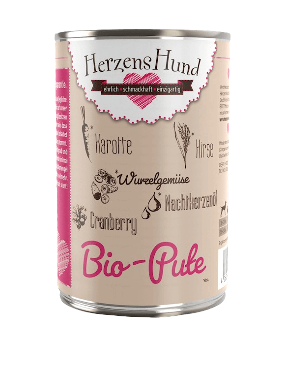 HerzensHund Pute mit Gemüse